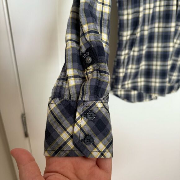 Diesel Shirt Mens Sz S Plaid Button Up Long Sleeve Western Cowboy Rocker Y2K - Picture 5 of 11